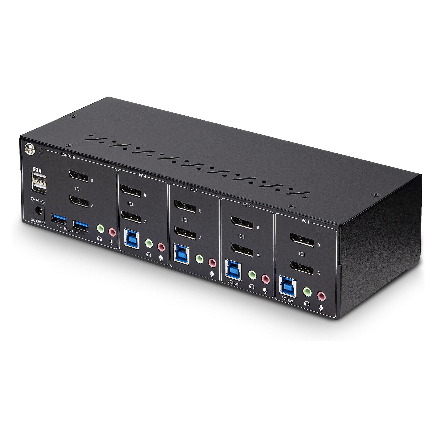 KVM Switch STARTECH SV431DPDDUA2 (4-portni, Dual Monitor, DisplayPort, 4K 60Hz, USB 3.0 Hub)-8