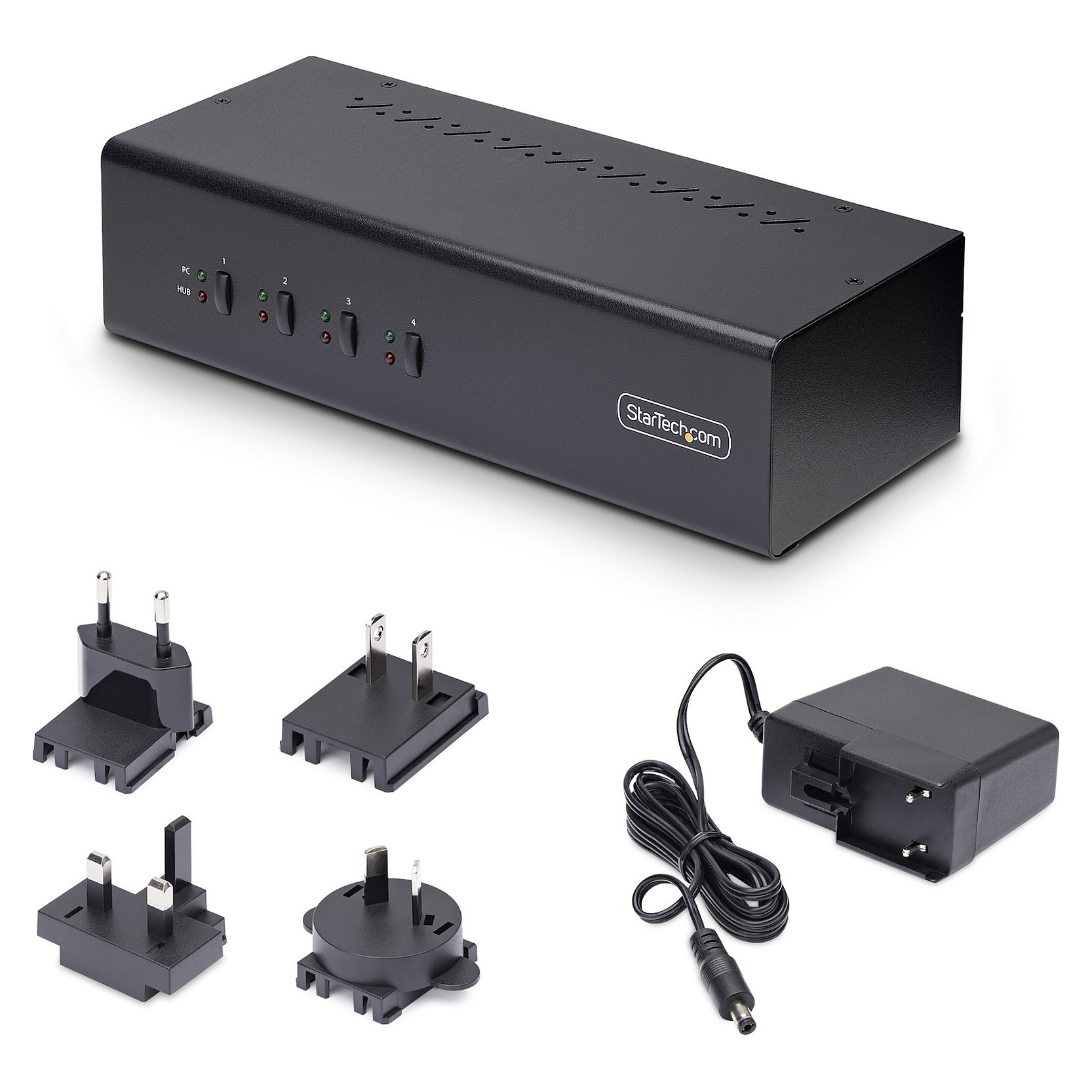 KVM Switch STARTECH SV431DPDDUA2 (4-portni, Dual Monitor, DisplayPort, 4K 60Hz, USB 3.0 Hub)-13