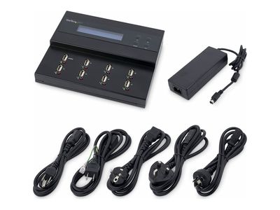 USB duplikator STARTECH 1-na-7 (1.5 GB/min, brisanje podataka, LCD)-3