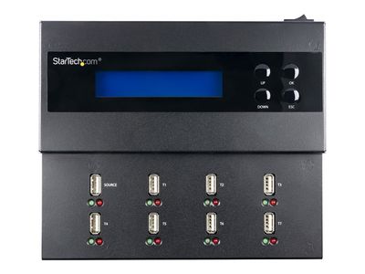 USB duplikator STARTECH 1-na-7 (1.5 GB/min, brisanje podataka, LCD)-4