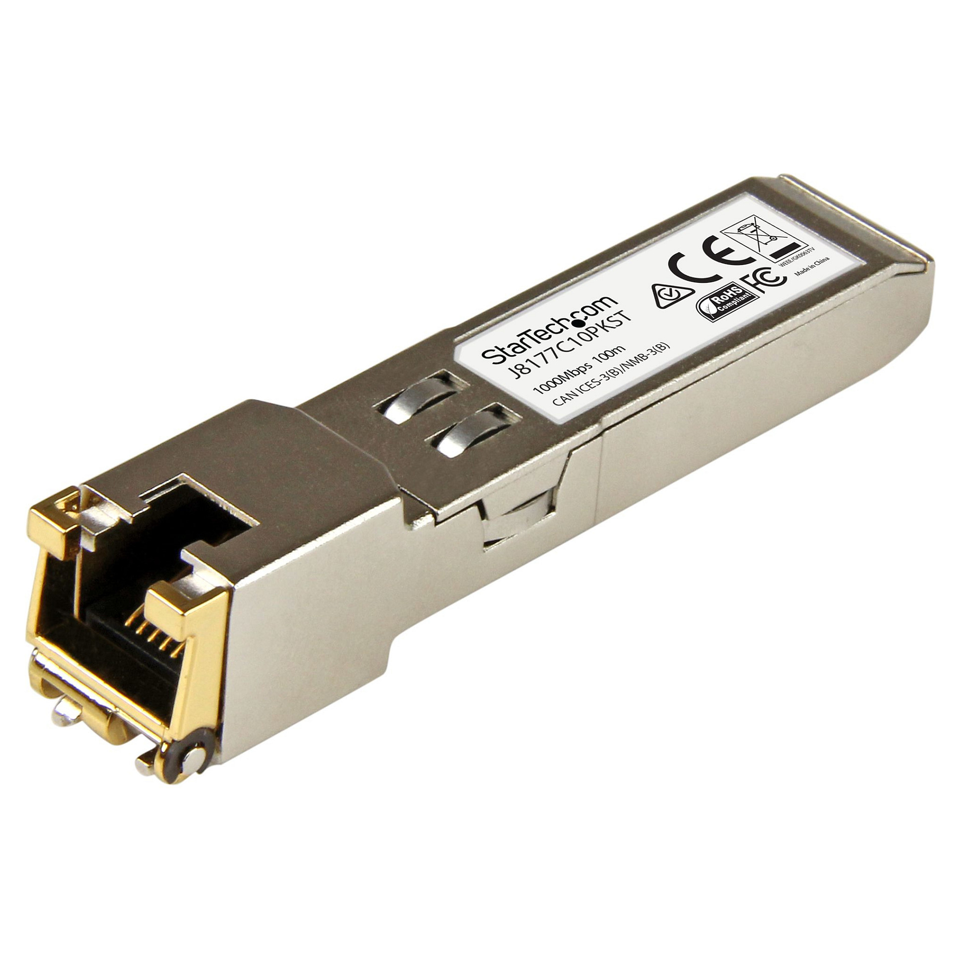 SFP Modul STARTECH.COM J8177C10PKST 1000BASE-T RJ-45 100m (10 komada)-4