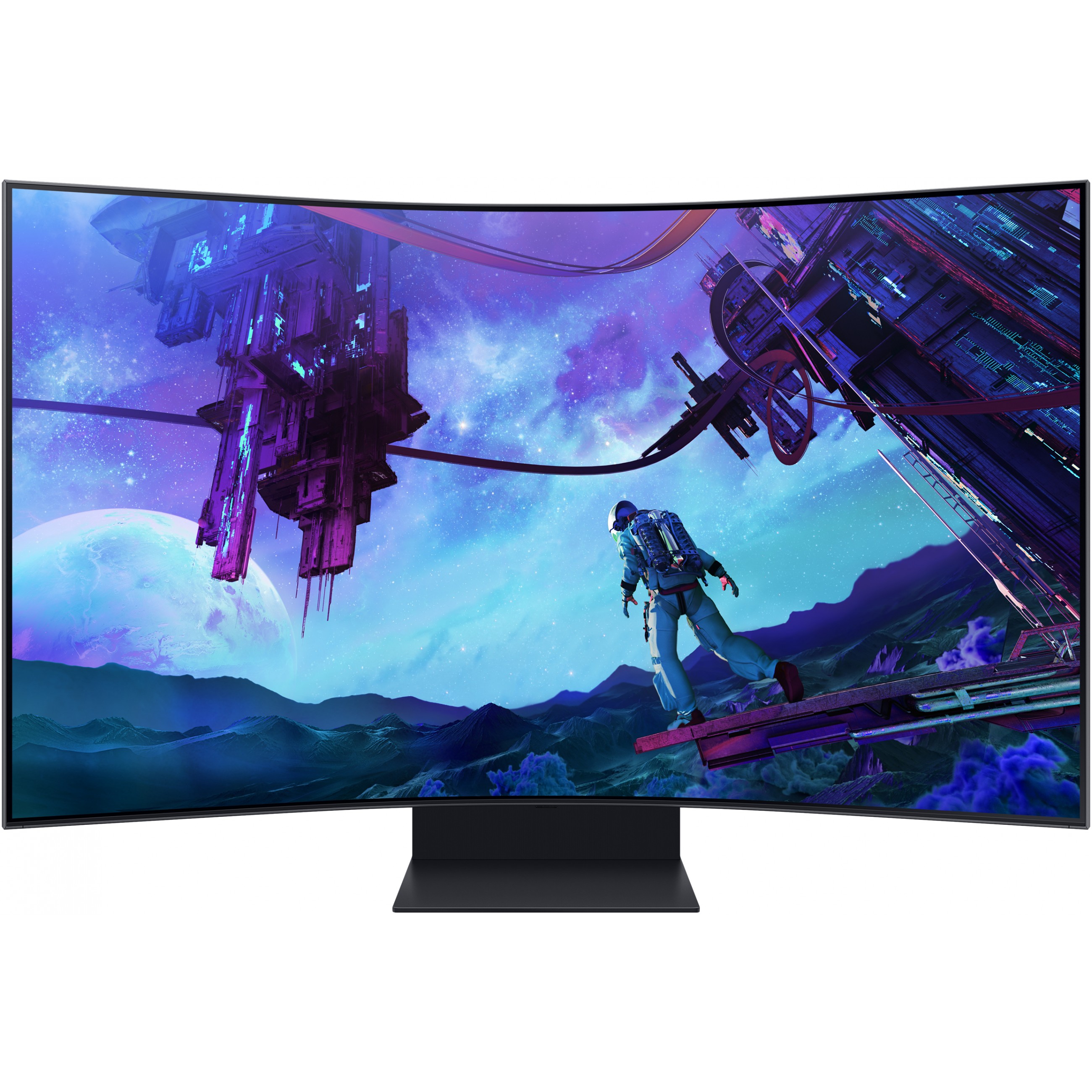 TV SAMSUNG S55CG970NU (55'', QLED, Quantum Mini LED, HDR 32x, 165 Hz, 1 ms, AMD FreeSync Premium Pro)-1