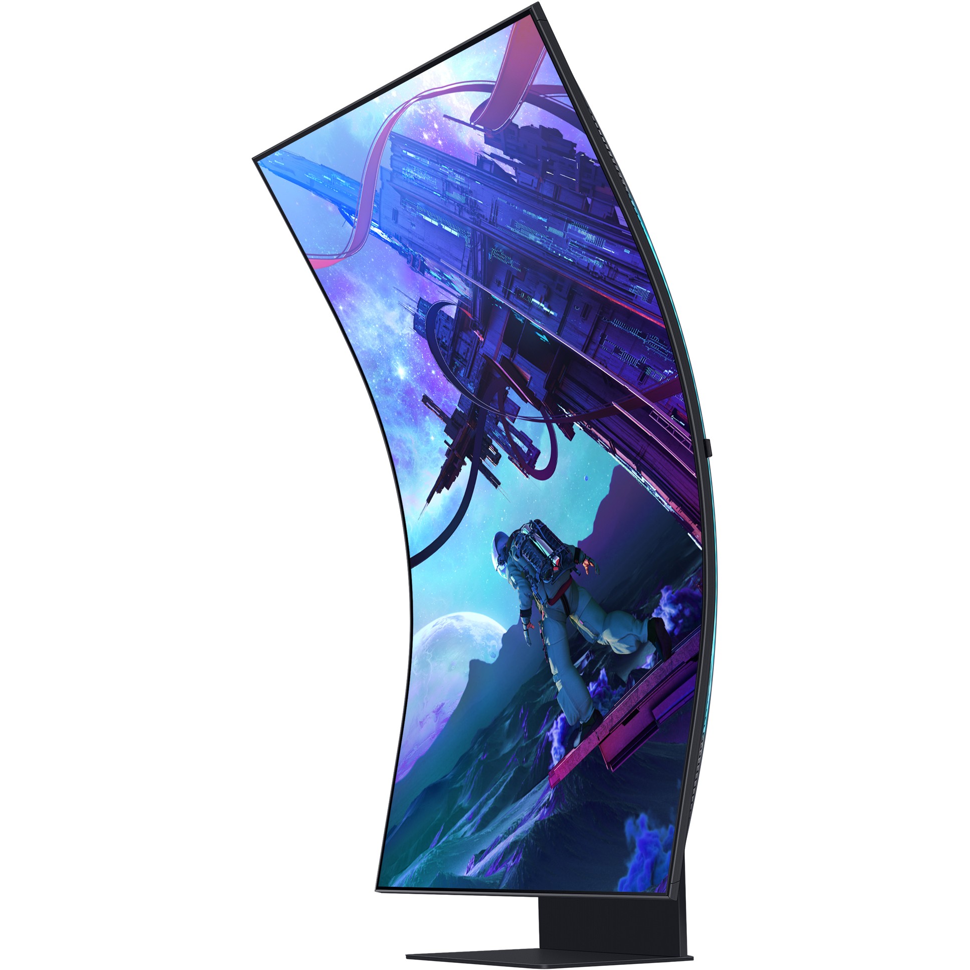 TV SAMSUNG S55CG970NU (55'', QLED, Quantum Mini LED, HDR 32x, 165 Hz, 1 ms, AMD FreeSync Premium Pro)-9