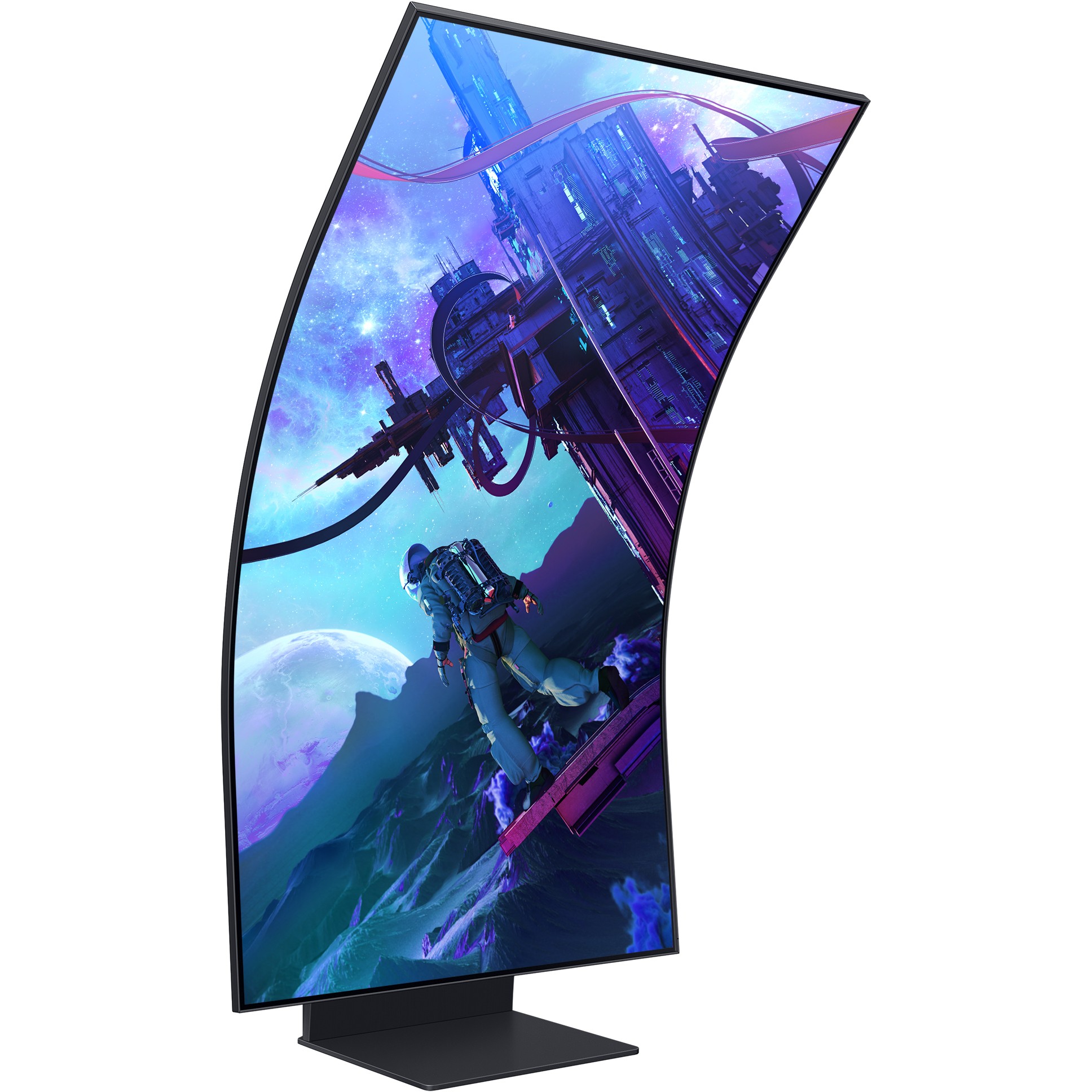 TV SAMSUNG S55CG970NU (55'', QLED, Quantum Mini LED, HDR 32x, 165 Hz, 1 ms, AMD FreeSync Premium Pro)-11
