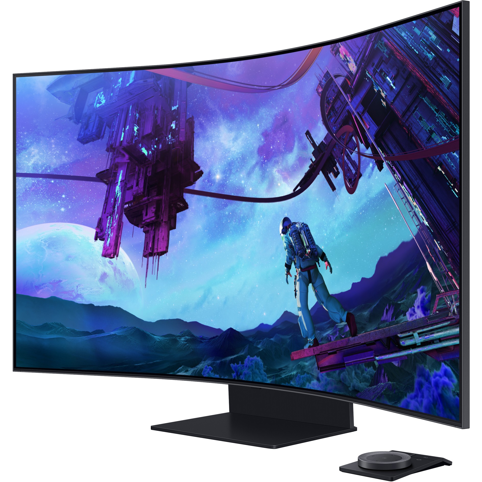 TV SAMSUNG S55CG970NU (55'', QLED, Quantum Mini LED, HDR 32x, 165 Hz, 1 ms, AMD FreeSync Premium Pro)-35