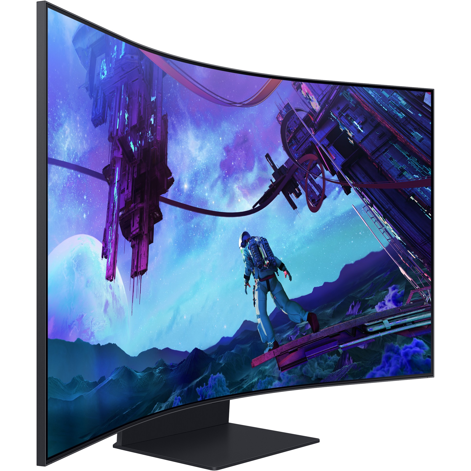 TV SAMSUNG S55CG970NU (55'', QLED, Quantum Mini LED, HDR 32x, 165 Hz, 1 ms, AMD FreeSync Premium Pro)-40