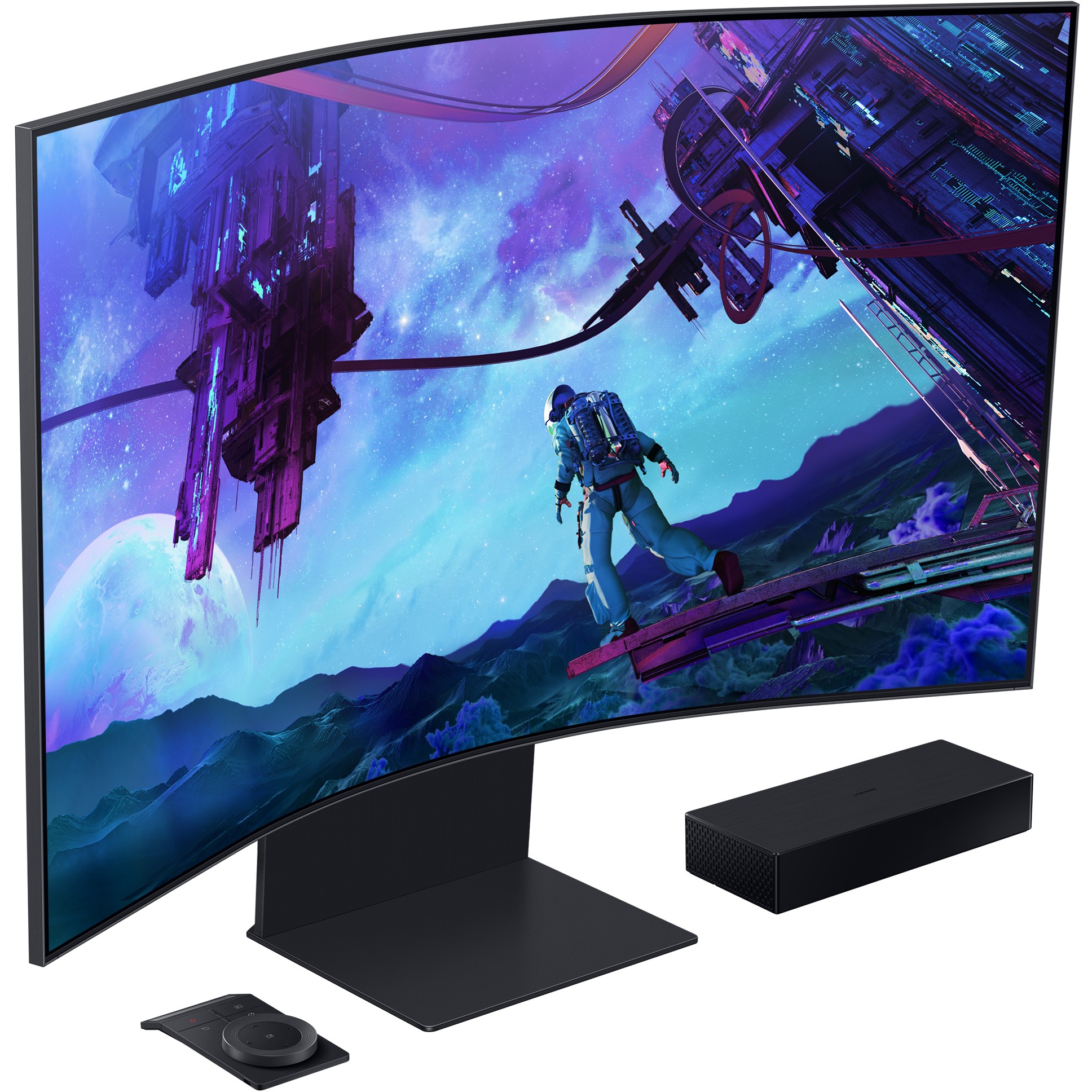 TV SAMSUNG S55CG970NU (55'', QLED, Quantum Mini LED, HDR 32x, 165 Hz, 1 ms, AMD FreeSync Premium Pro)-41