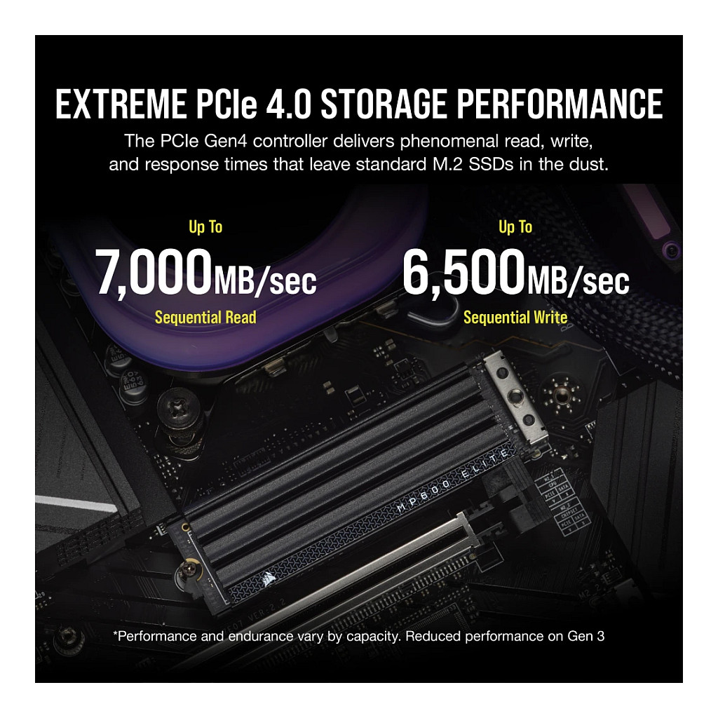 SSD CORSAIR MP600 ELITE (1 TB, PCIe 4.0 x4, NVMe)-14