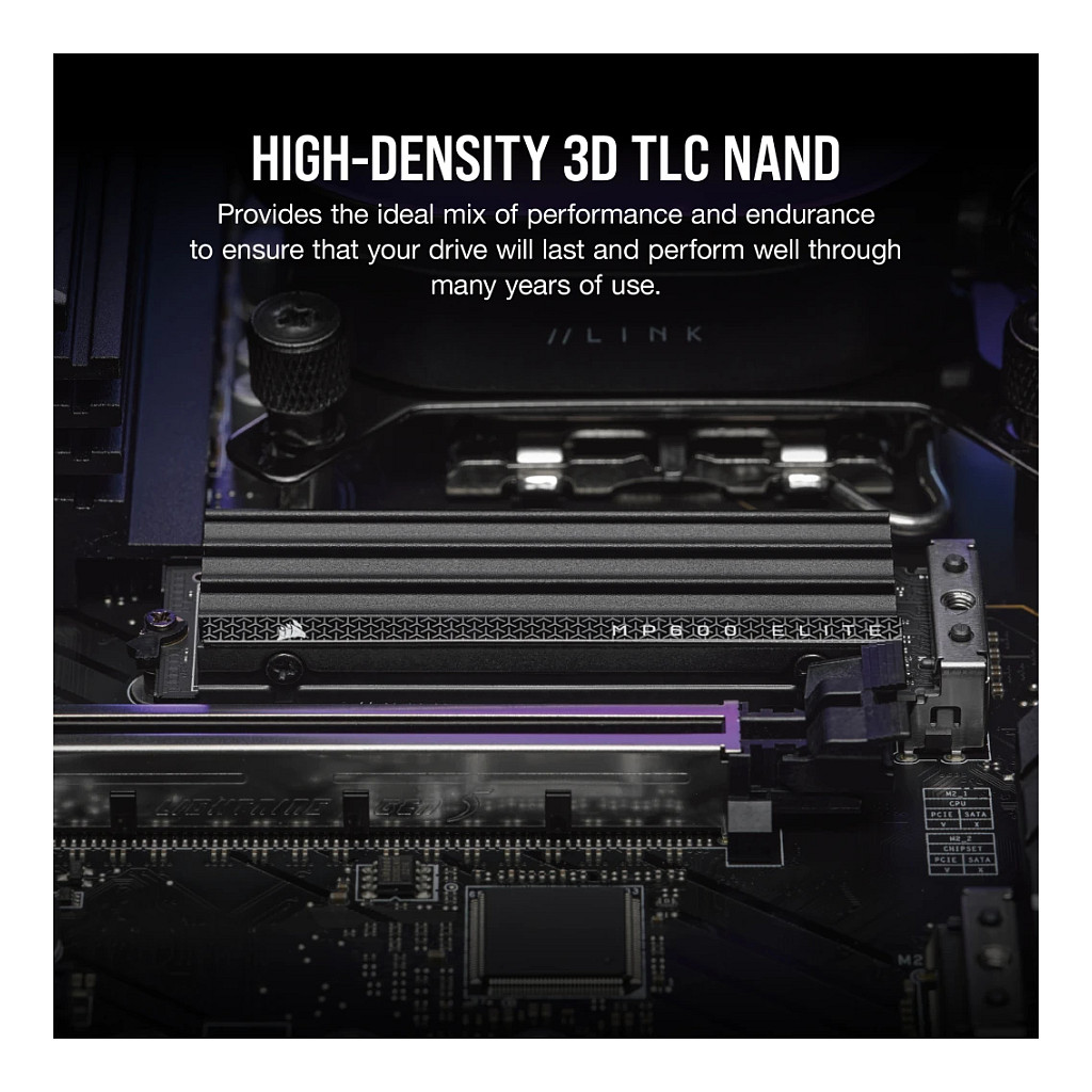 SSD CORSAIR MP600 ELITE (1 TB, PCIe 4.0 x4, NVMe)-17