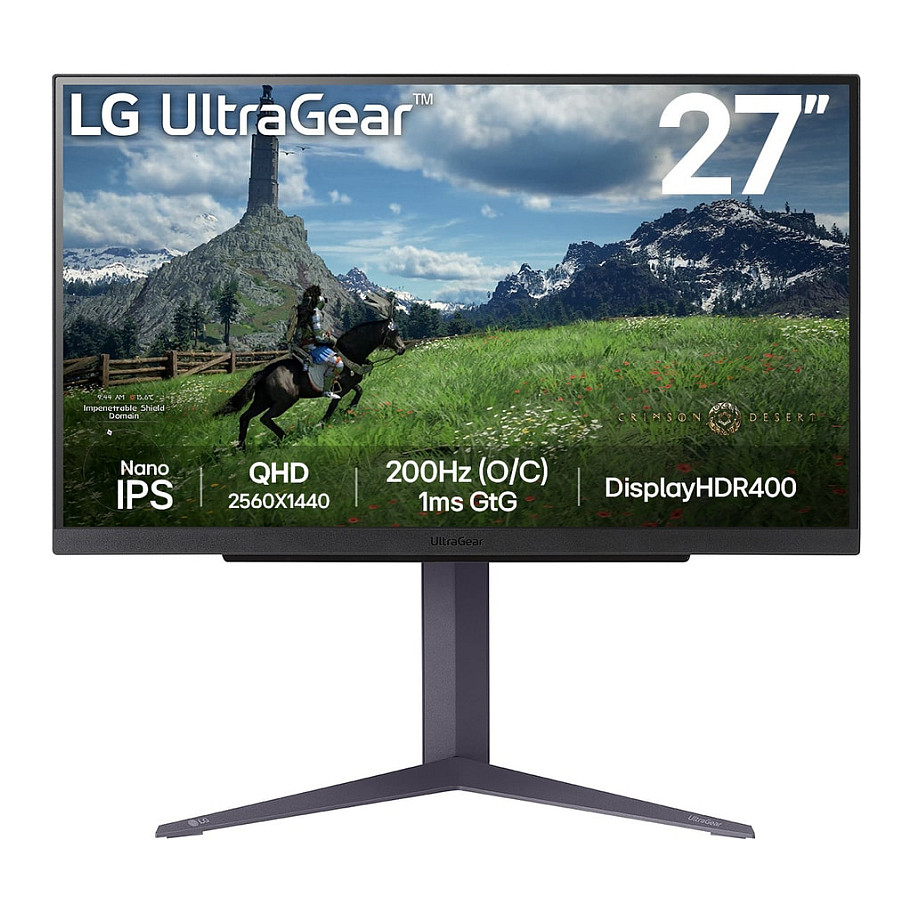 Monitor LG ULTRAGEAR 27GS85QX-B (27", QHD, 2560 x 1440, 200 Hz, 1 ms, Nano IPS, HDR, FreeSync, G-SYNC)-5