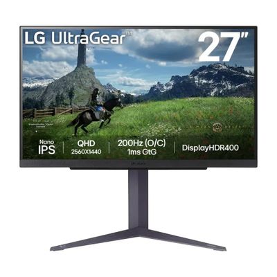 Monitor LG ULTRAGEAR 27GS85QX-B (27", QHD, 2560 x 1440, 200 Hz, 1 ms, Nano IPS, HDR, FreeSync, G-SYNC)-4