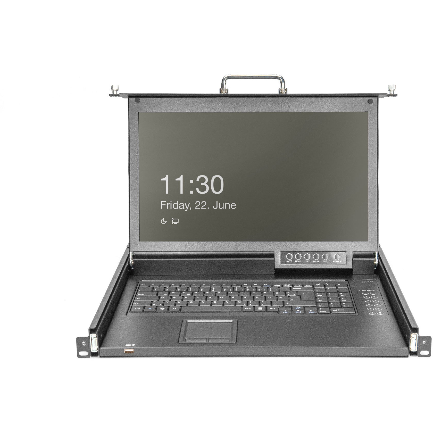 Konzola DIGITUS DS-72220-6GE KVM - Full HD (17" zaslon, Full HD rezolucija)-5