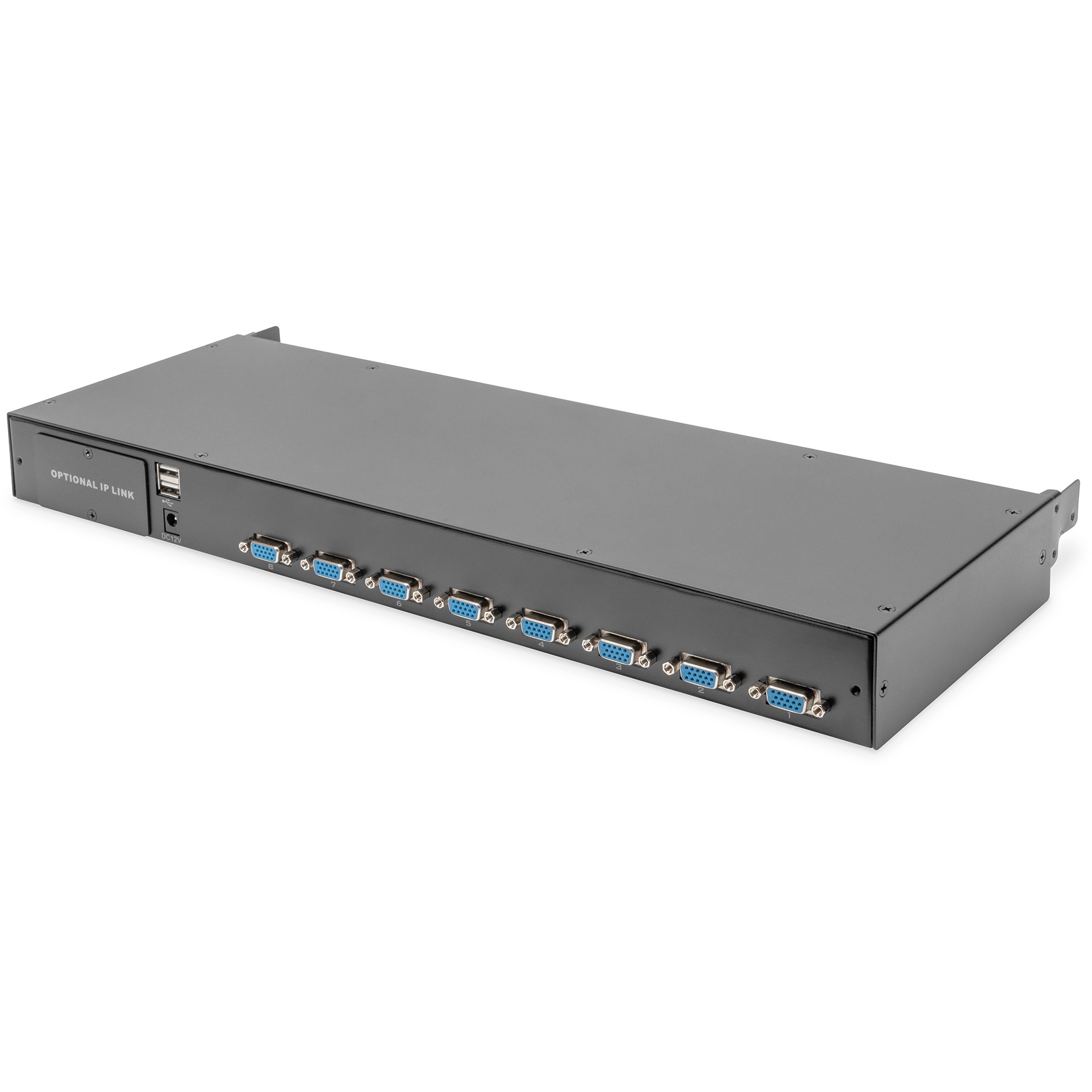 Konzola s TFT monitorom DIGITUS 19" TFT Konsole GE Tastatur (19" TFT zaslon, njemačka tipkovnica)-17