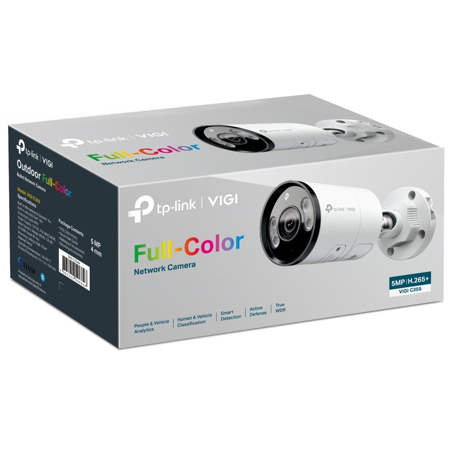 IP kamera TP-LINK VIGI C355 (5MP, vanjska, noćni vid 30m, detekcija ljudi i vozila, IP67)-4
