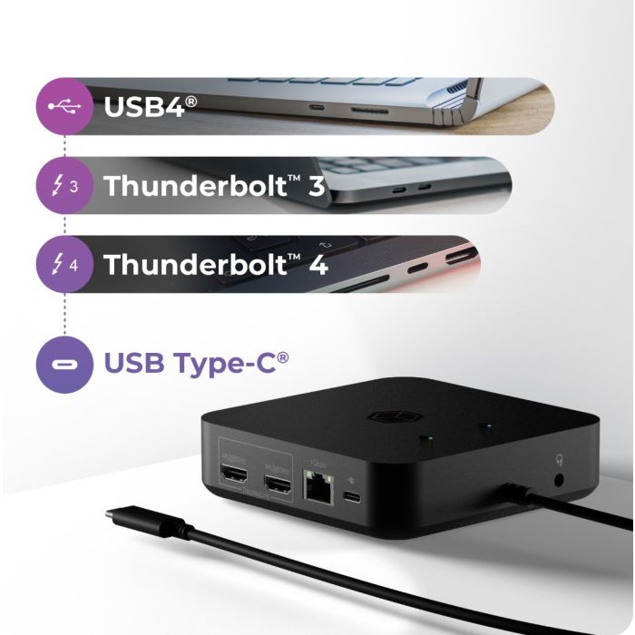 Postaja za spajanje NB Acc ICY BOX Docking DK4090-C 12in1 USB-C (USB-C, 12-u-1, siva)-3