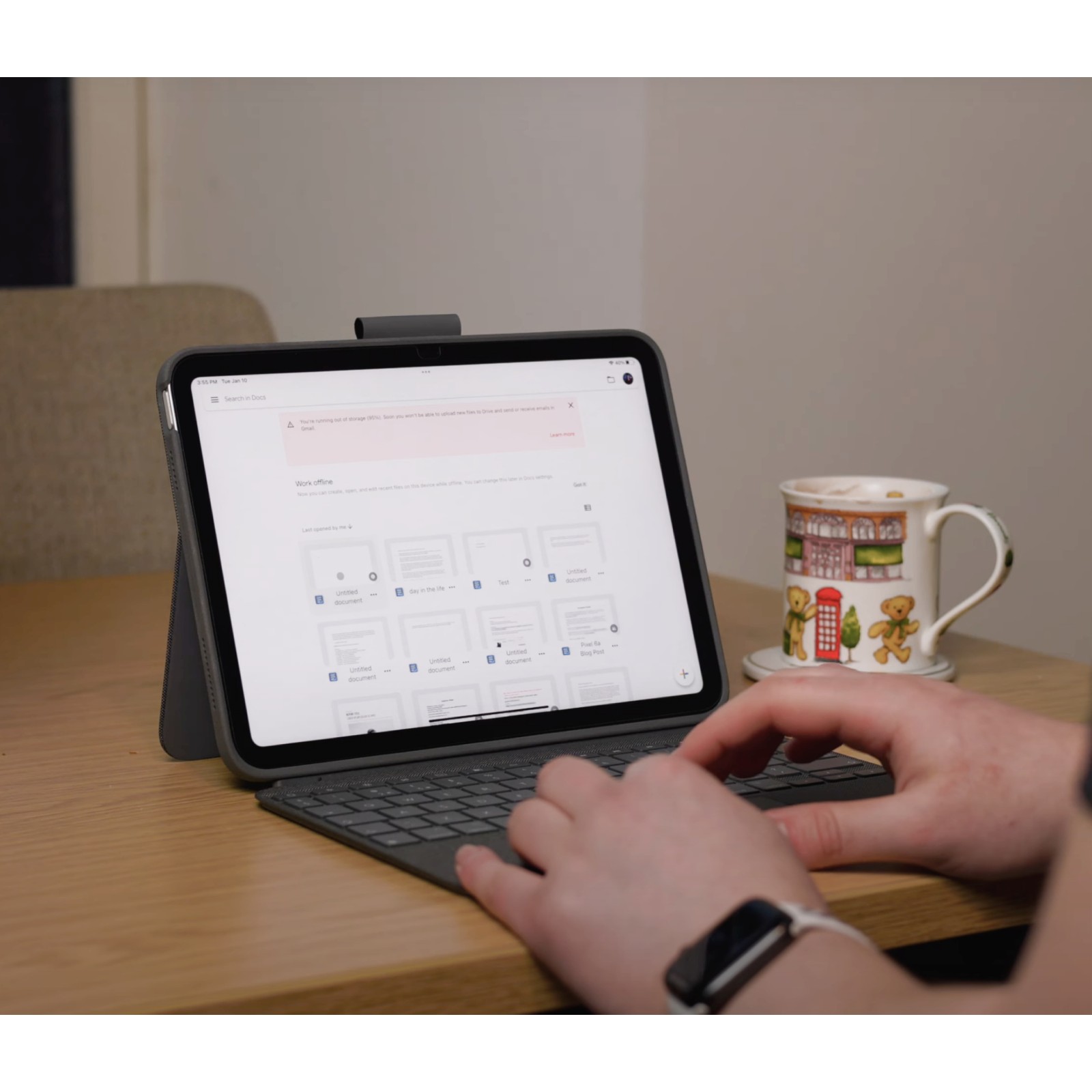 Futrola s tipkovnicom Logitech Combo Touch (za iPad 10. generacije) – internacionalna non HR tipkovnica-8