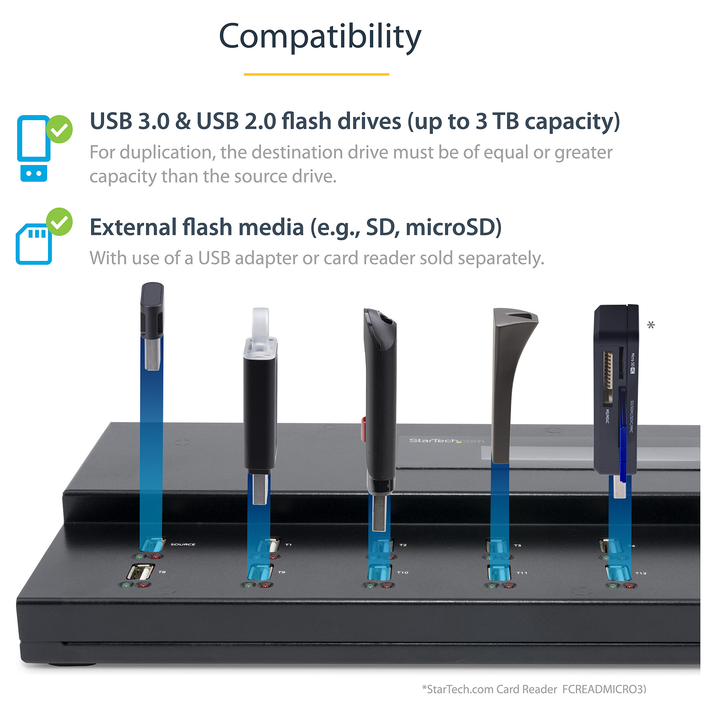 USB replikator i brisač STARTECH 115 (samostalni, do 1.5 GB/min, DoD brisanje)-12
