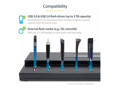 USB replikator i brisač STARTECH 115 (samostalni, do 1.5 GB/min, DoD brisanje)-7