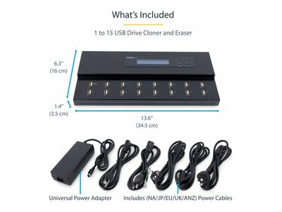 USB replikator i brisač STARTECH 115 (samostalni, do 1.5 GB/min, DoD brisanje)-1