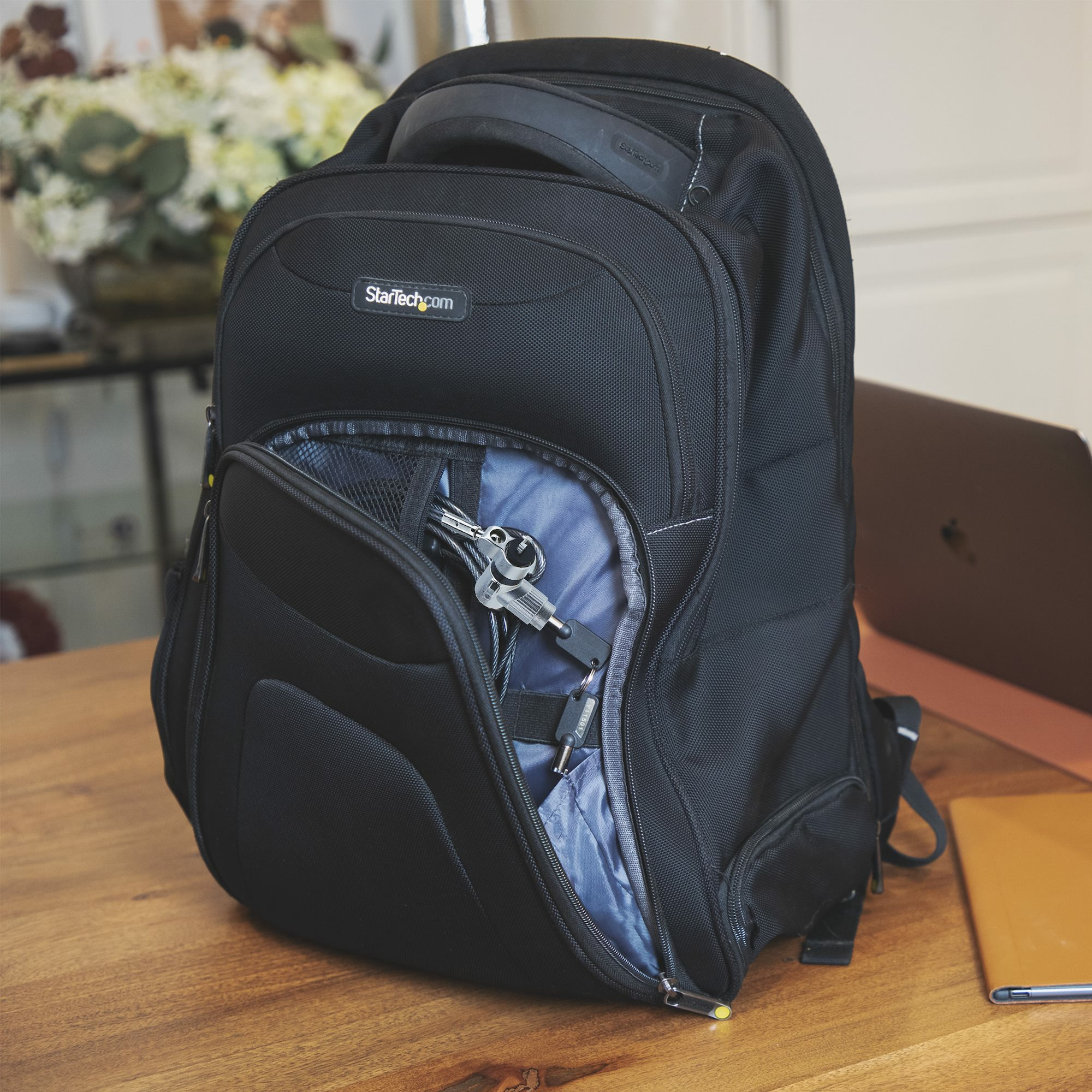 Laptop Startech 248521 product (univerzalna sigurnosna brava, čelični kabel 2m, 4 ključa, otpornost na povlačenje do 217.8 lb)-26
