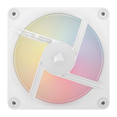 Ventilator za kućište CORSAIR iCUE Link LX120-R RGB (120mm, 400-2400 rpm, PWM, 18 RGB LED, bijeli)