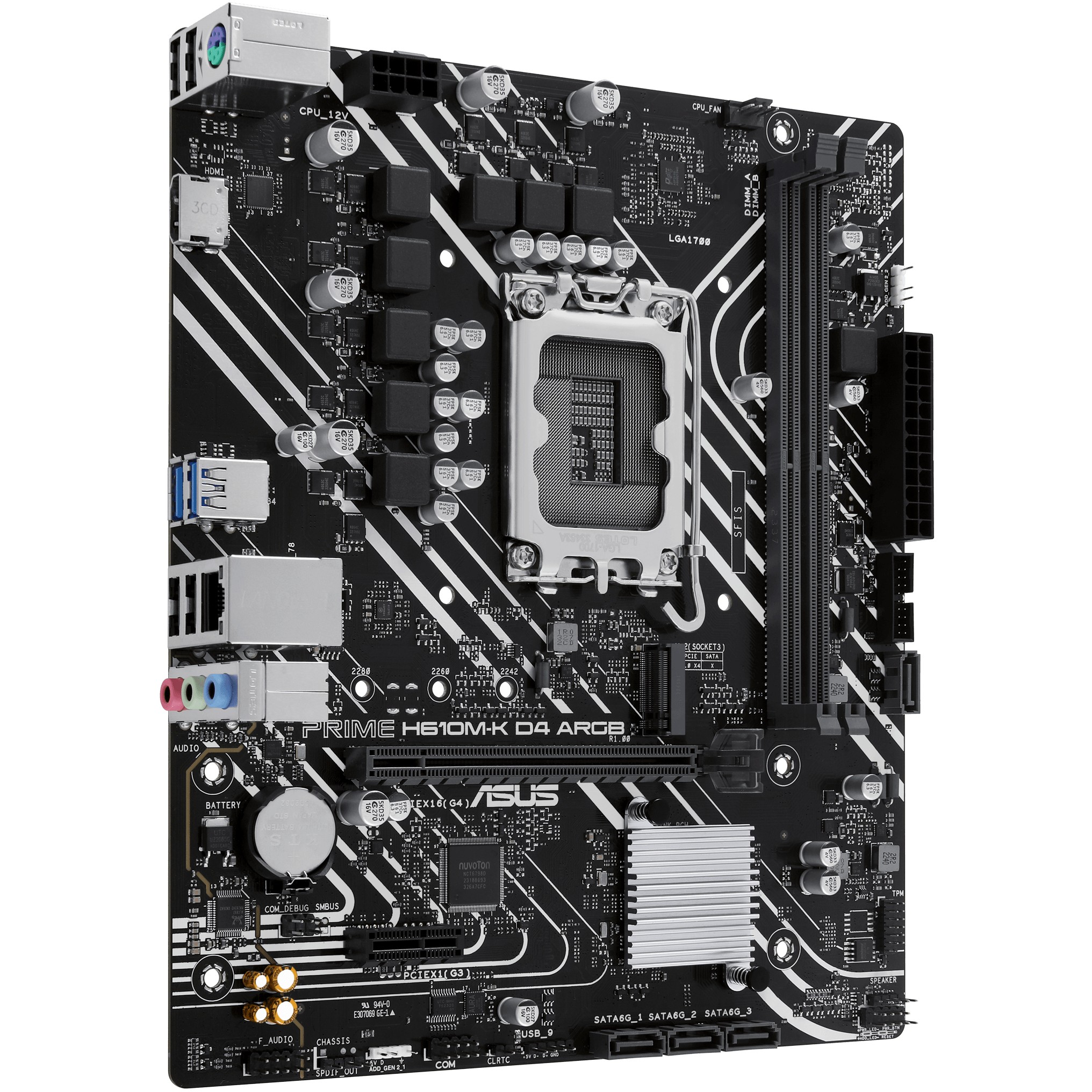 MB ASUS Intel 1700 PRIME H610M-K ARGB-3