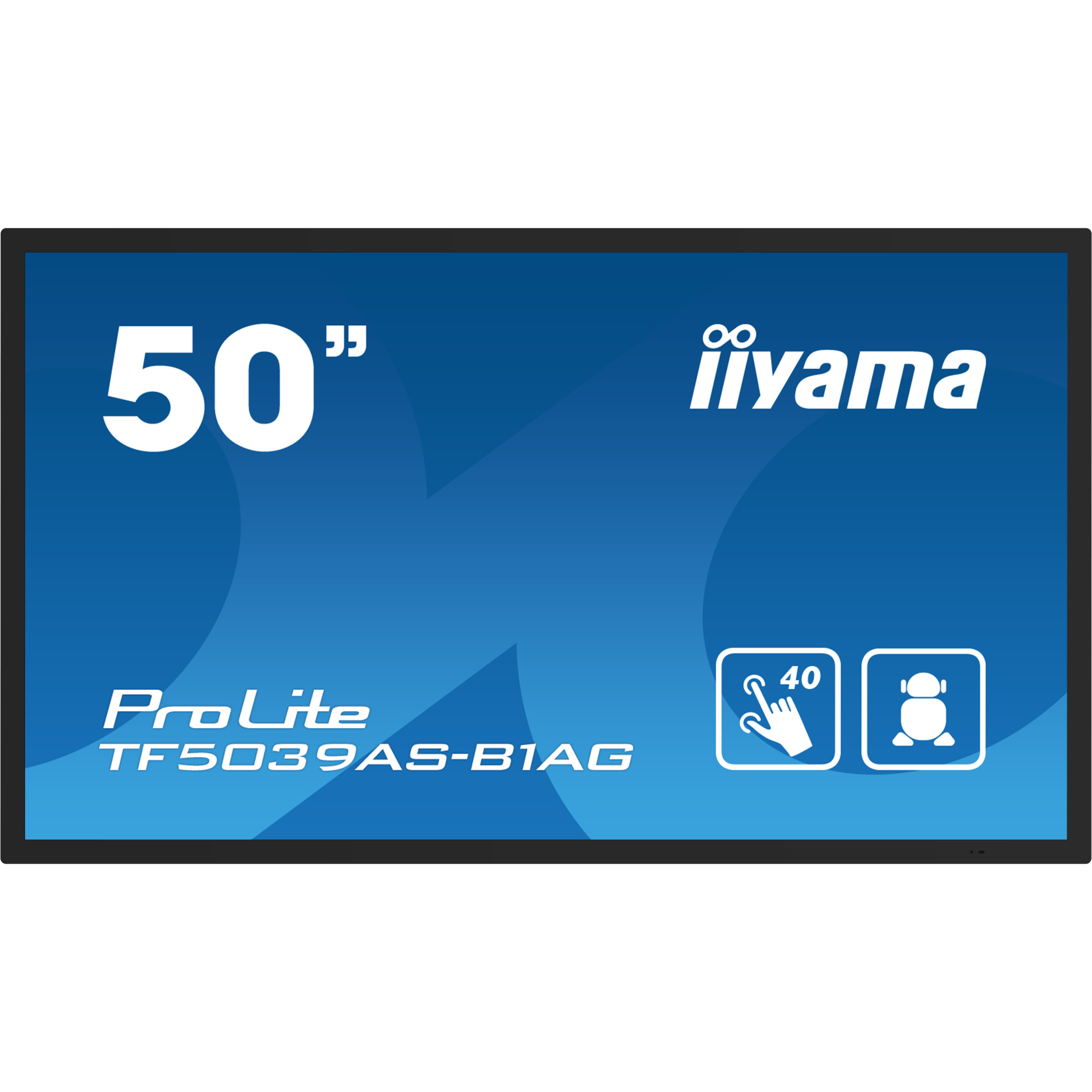 iiyama ProLite TF5039AS-B1AG 50" Class (49.5" viewable) LED-backlit LCD display - 4K - for digital signage-6