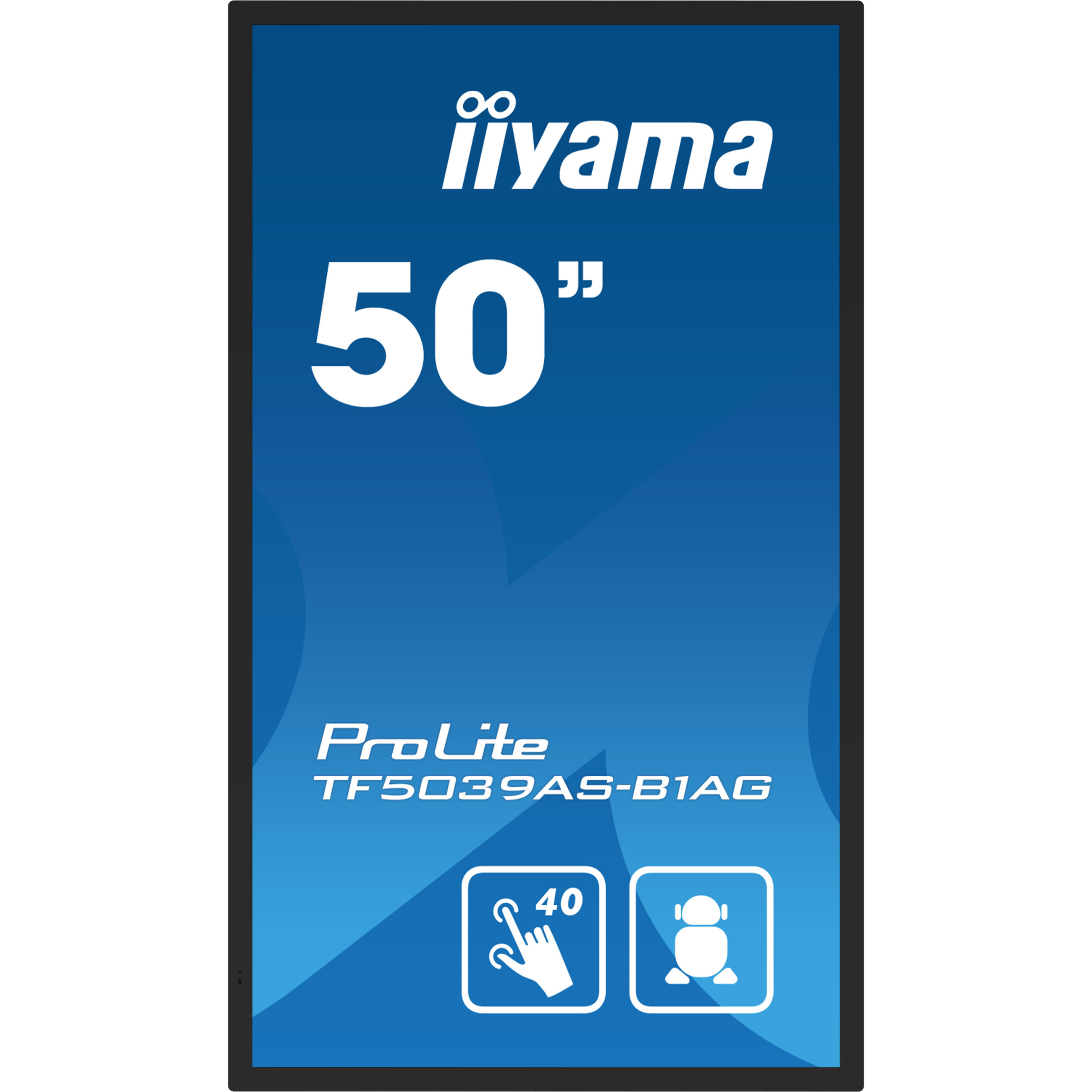 iiyama ProLite TF5039AS-B1AG 50" Class (49.5" viewable) LED-backlit LCD display - 4K - for digital signage-11