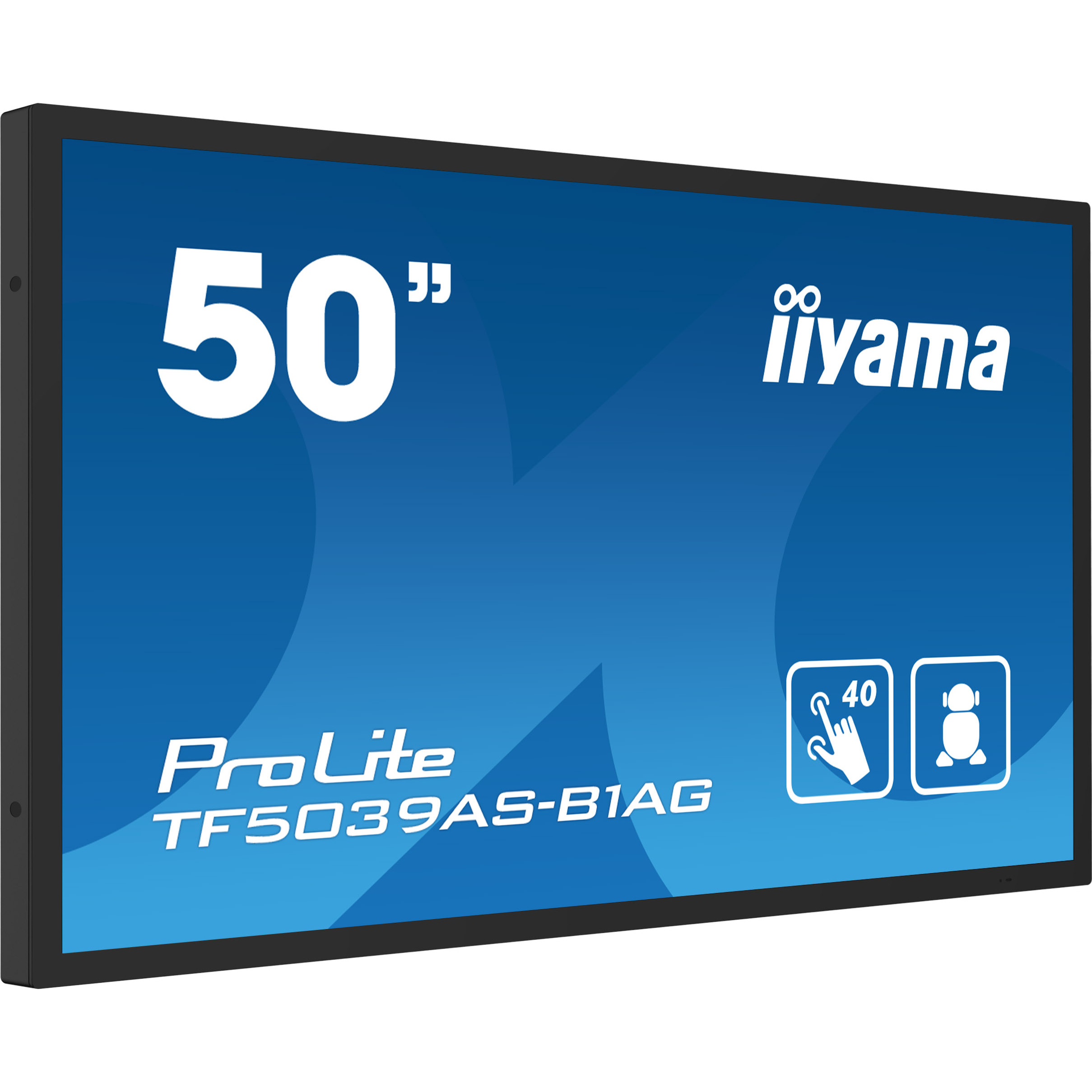 iiyama ProLite TF5039AS-B1AG 50" Class (49.5" viewable) LED-backlit LCD display - 4K - for digital signage-12