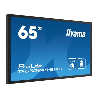 iiyama ProLite TF6539AS-B1AG 65" Class (64.5" viewable) LED-backlit LCD display - 4K - for digital signage-1
