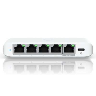 Ubiquiti UniFi Flex Mini 2.5G Managed 2.5G Ethernet (100/1000/2500) Power over Ethernet (PoE) Desktop White-2