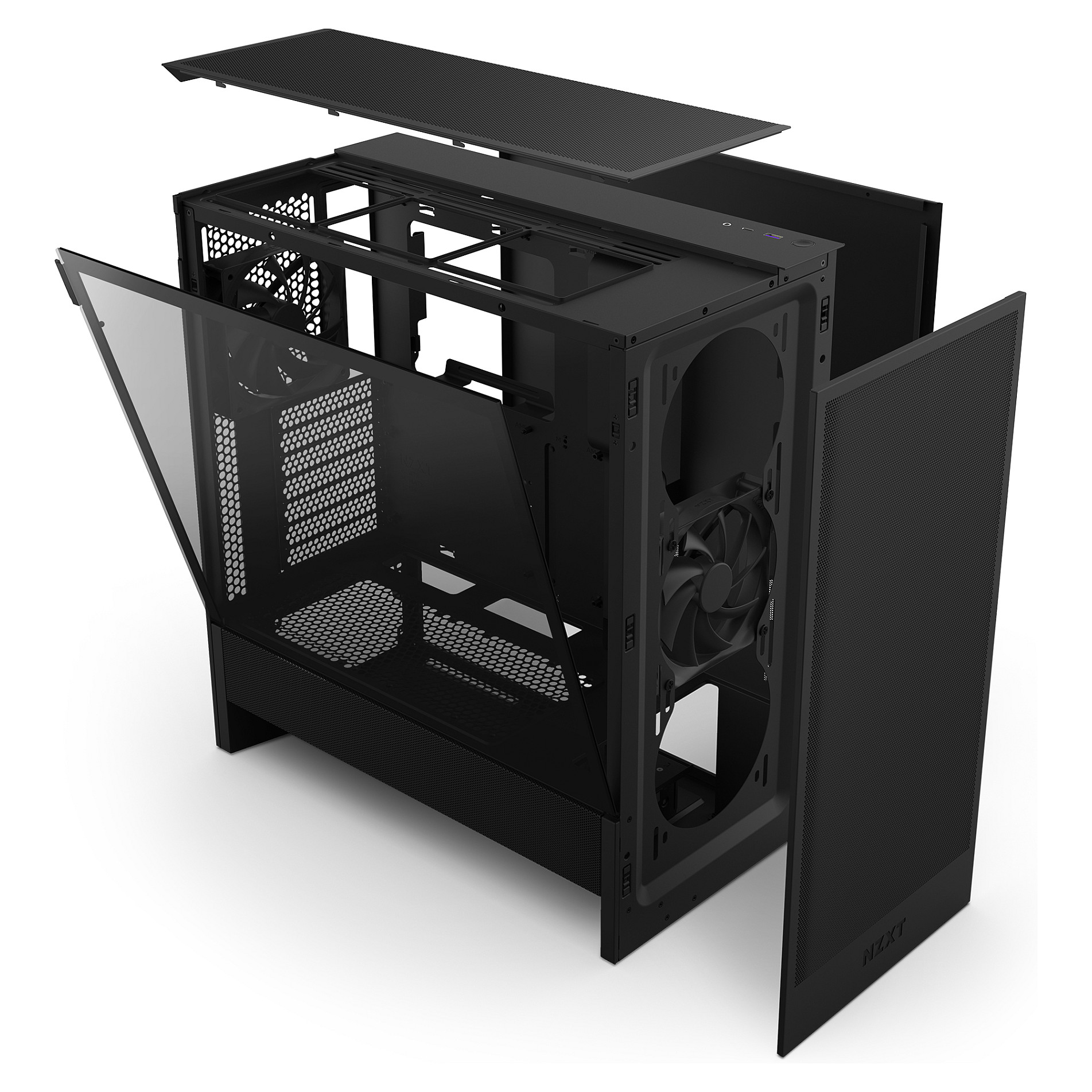 Case NZXT H5 Flow Black Midi ATX (2024)-8