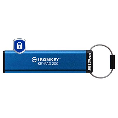 USB flash drive KINGSTON IronKey Keypad 200 512 GB (280 MB/s čitanje, 200 MB/s pisanje)-1