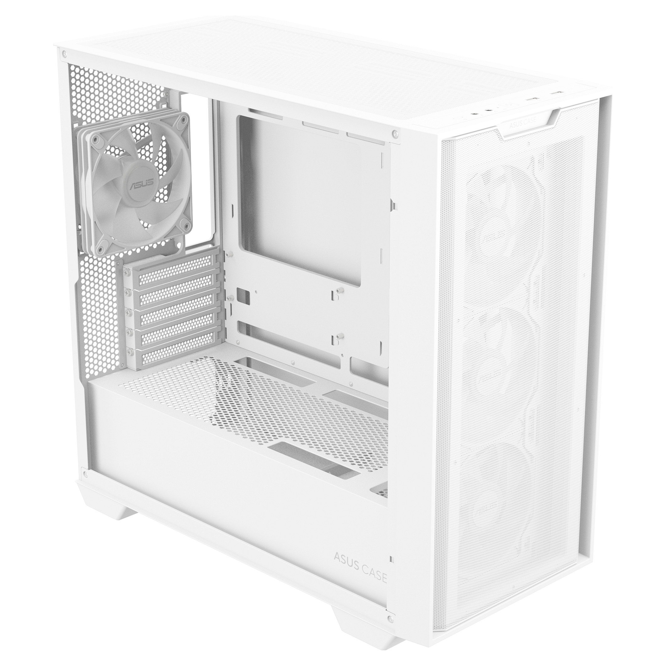 PC kućište ASUS A21 PLUS White (micro ATX/Mini-ITX, 1x 3.5" bay, 1x 2.5" bay, bijelo, multi osvjetljenje)-11