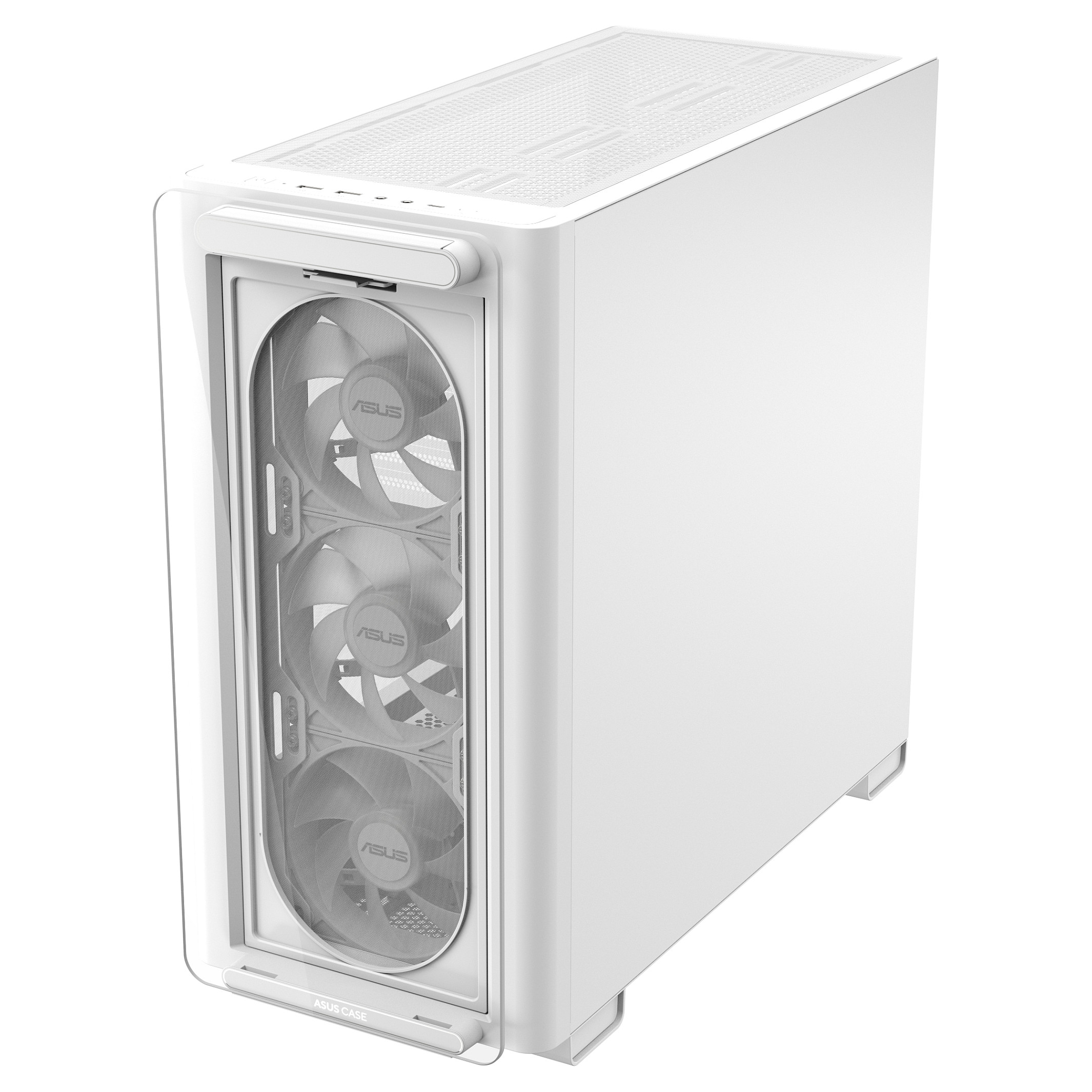 Kućište ASUS A23 PLUS TG ARGB WHITE (microATX, staklena bočna ploča, 2x 2.5" i 1x 3.5" unutarnji utori, USB i audio priključci)-12