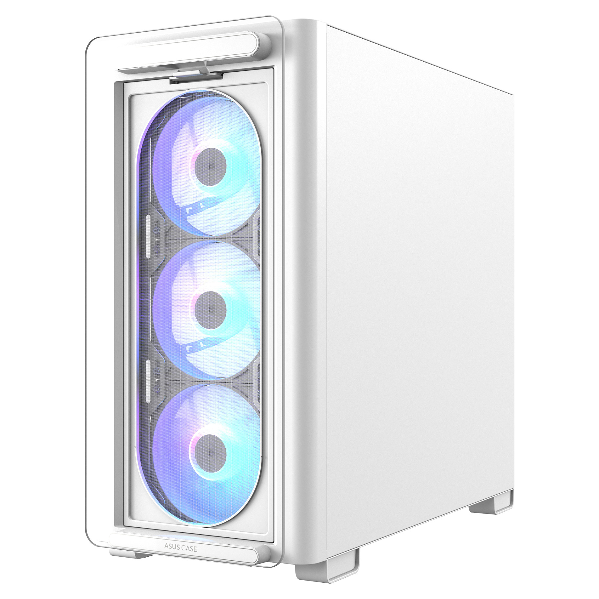 Kućište ASUS A23 PLUS TG ARGB WHITE (microATX, staklena bočna ploča, 2x 2.5" i 1x 3.5" unutarnji utori, USB i audio priključci)-13