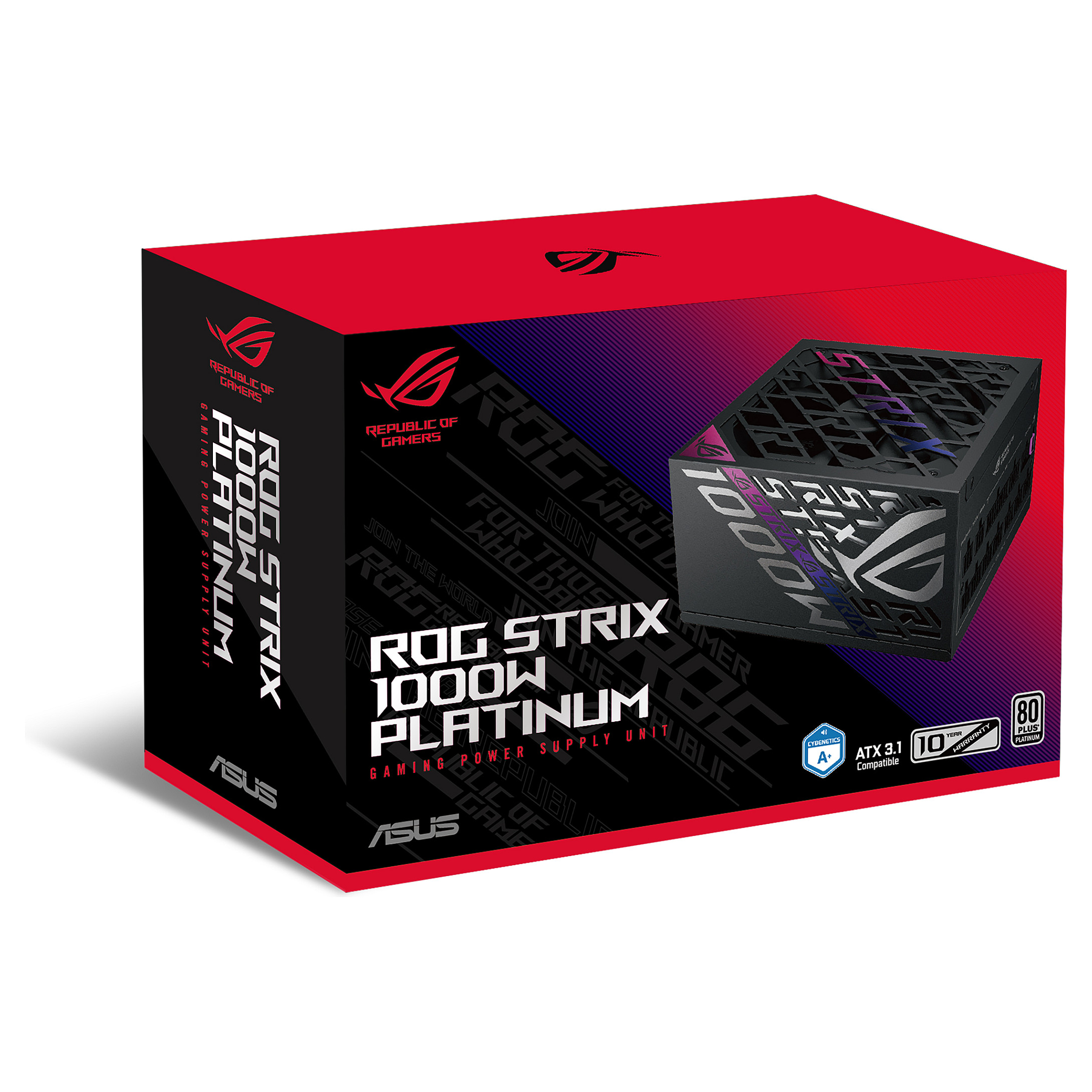 PSU ASUS ROG-STRIX-1000P-GAMING 1000 W Gold Aura-7