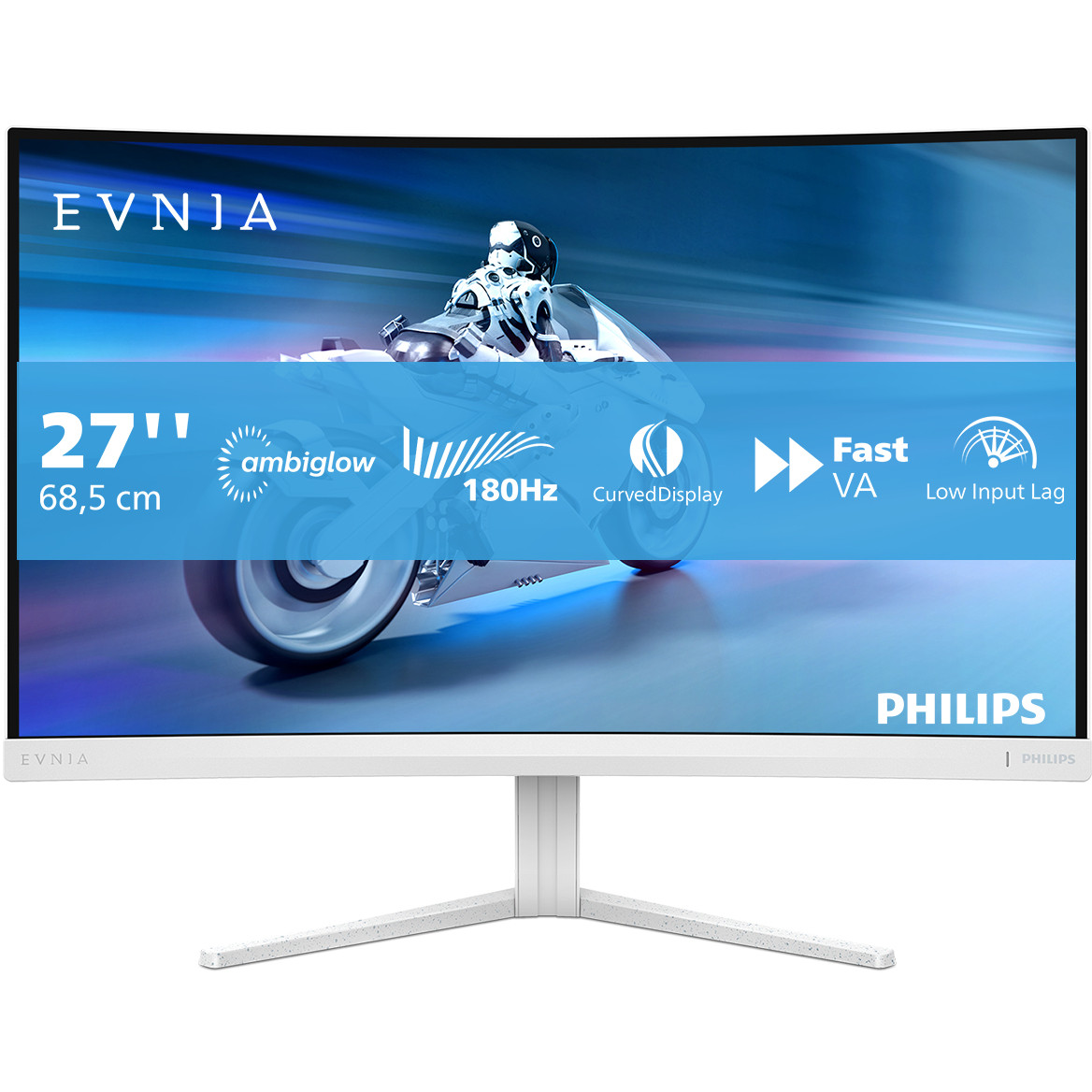 Monitor PHILIPS 27M2C5201L 68,5cm (27,0") 1920x1080 180Hz Curved-10