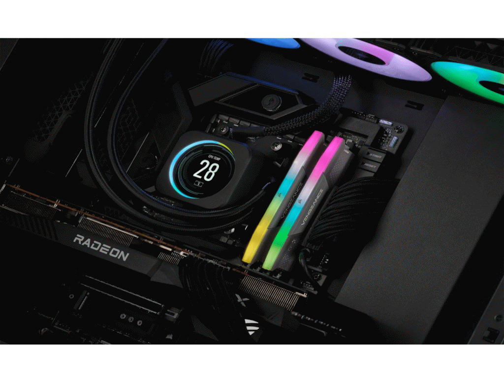 RAM CORSAIR D5 6400 32GB C36 Vengeance RGB K2-3