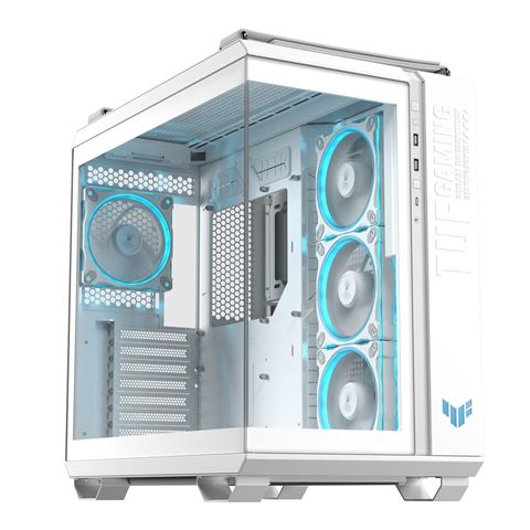 Kućište ASUS TUF GAMING GT502 HORIZON TG ARGB WHITE (Midi tower, ATX/mATX/Mini ITX, USB 3.2 Gen1x2, USB 3.2 Gen2 Type Cx1, Podrška za vodeno hlađenje do 360mm)-1