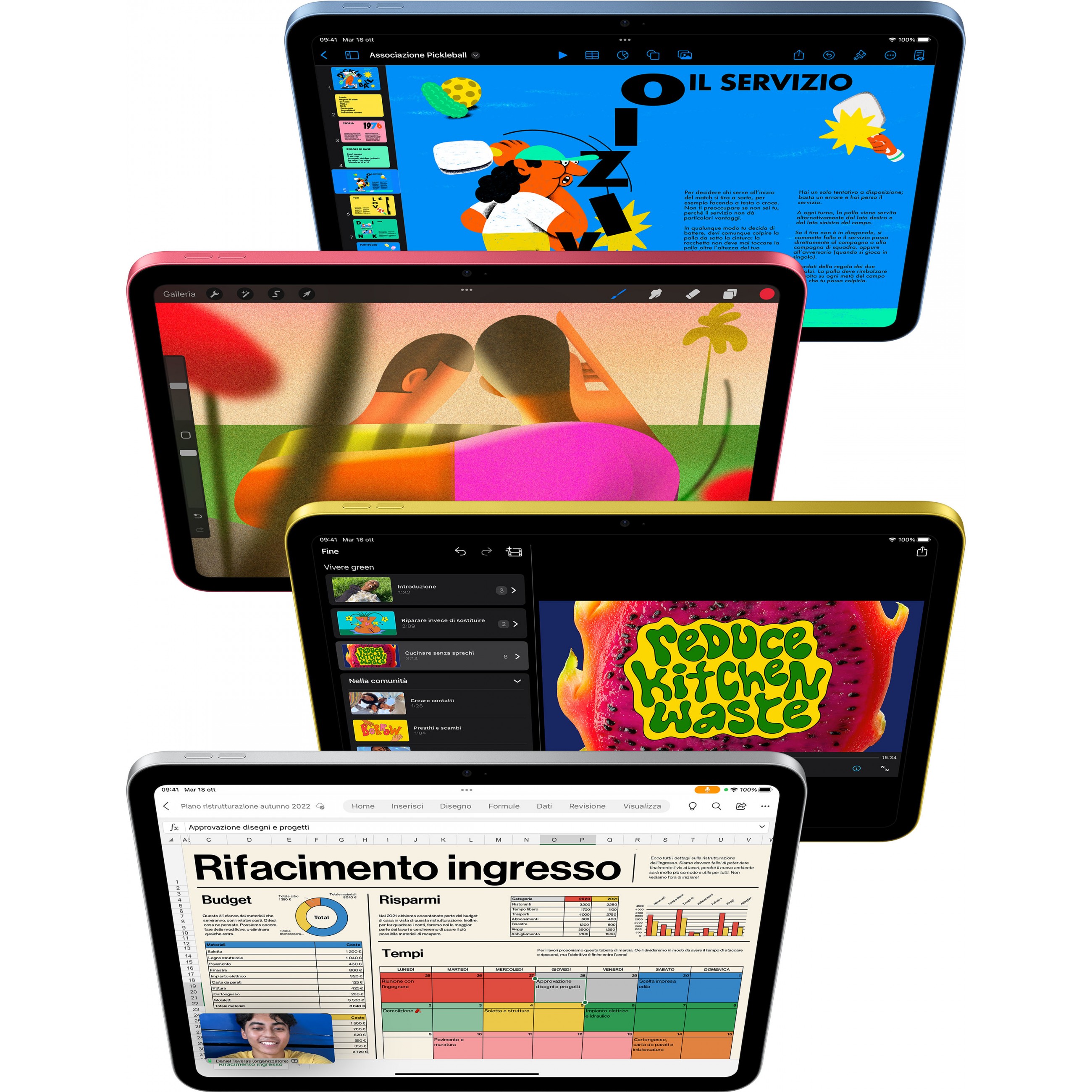 Tablet APPLE iPad 10. generacija (10.9",Wi-Fi, 64GB, Srebrna)-2