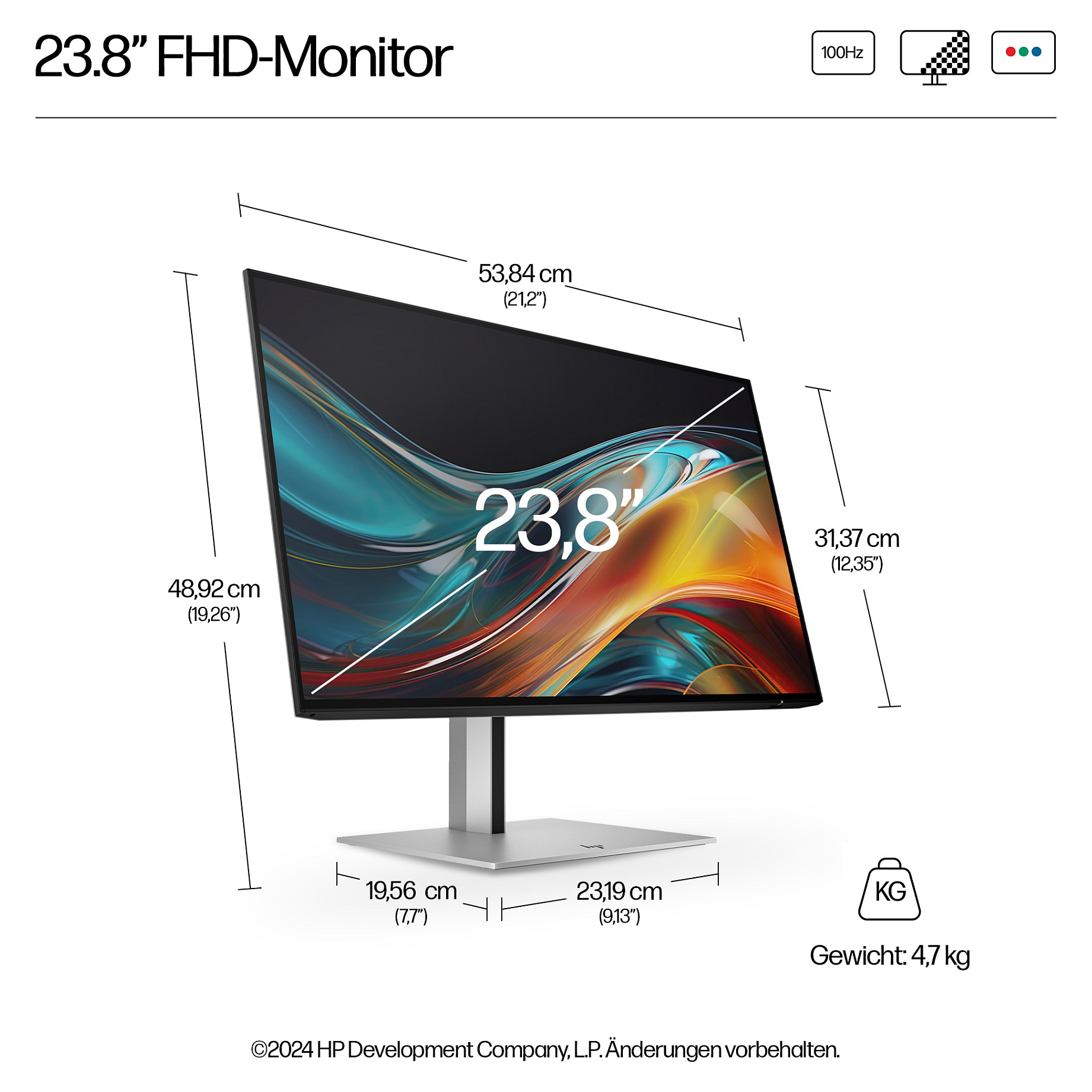 Monitor HP Series 7 Pro 23.8" FHD-15