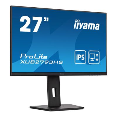 iiyama ProLite XUB2793HS-B7 computer monitor 68.6 cm (27") 1920 x 1080 pixels Full HD LED Black-1