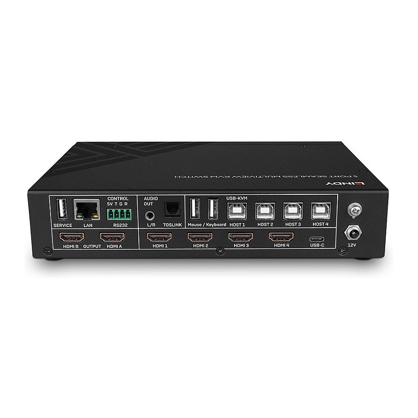 KVM preklopnik LINDY Seamless Multiview (5 portova)-4