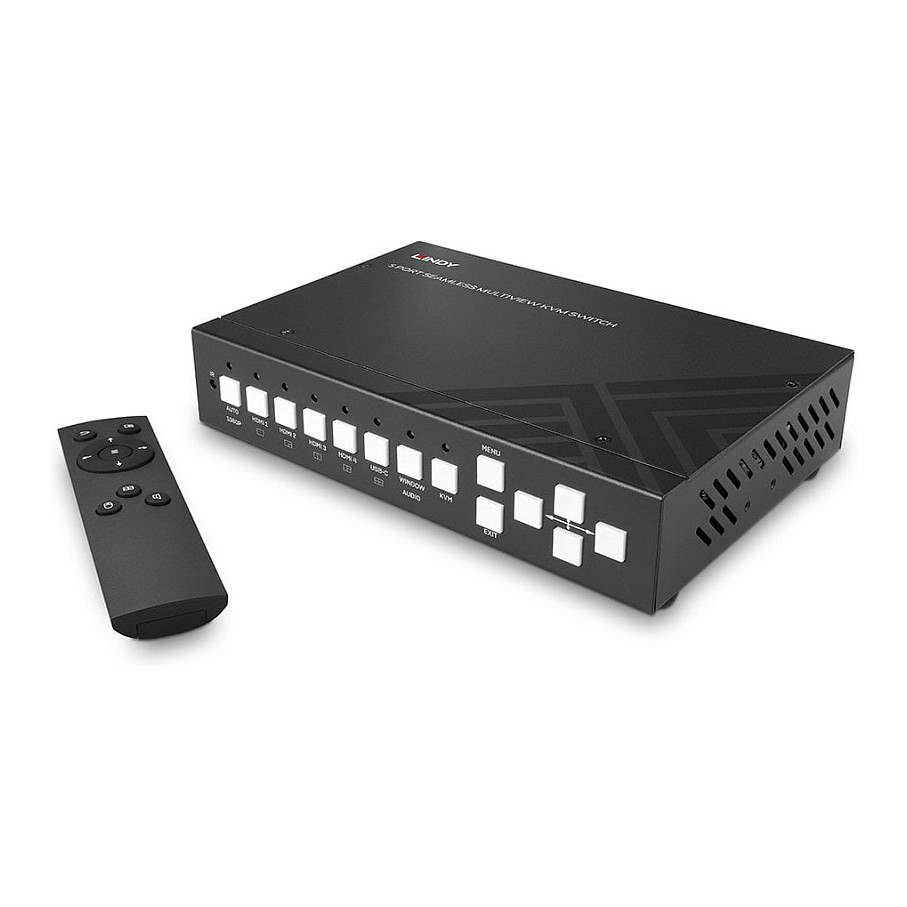 KVM preklopnik LINDY Seamless Multiview (5 portova)-5