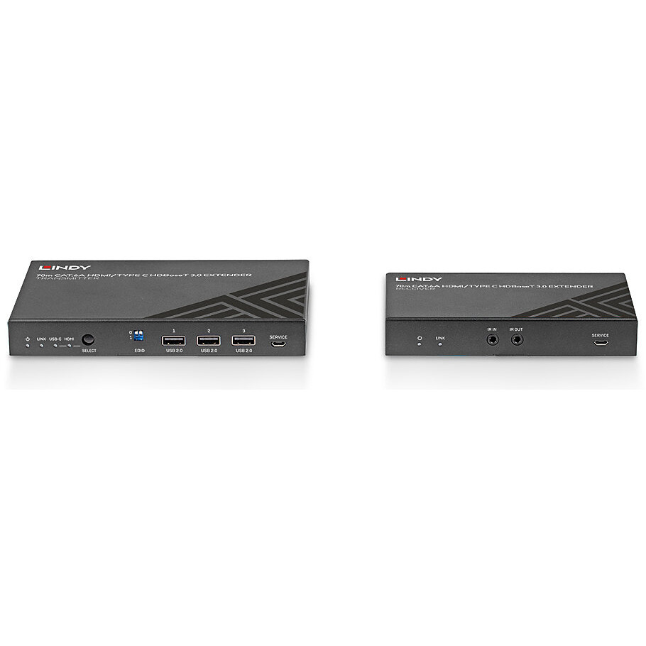 KVM LINDY Cat.6-C i USB 3.0 Switch 70m-2