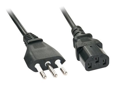 Kabel LINDY power cable CEI 23-50 to power IEC 60320 C13 3 m-1