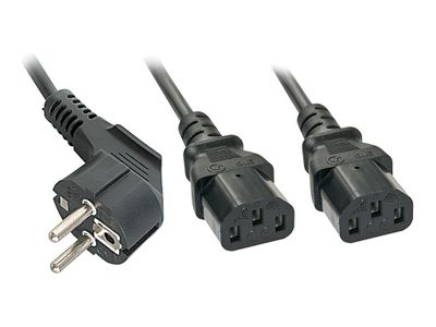 Kabel LINDY 261023 product CEE 7/7 - IEC 60320 C13-0