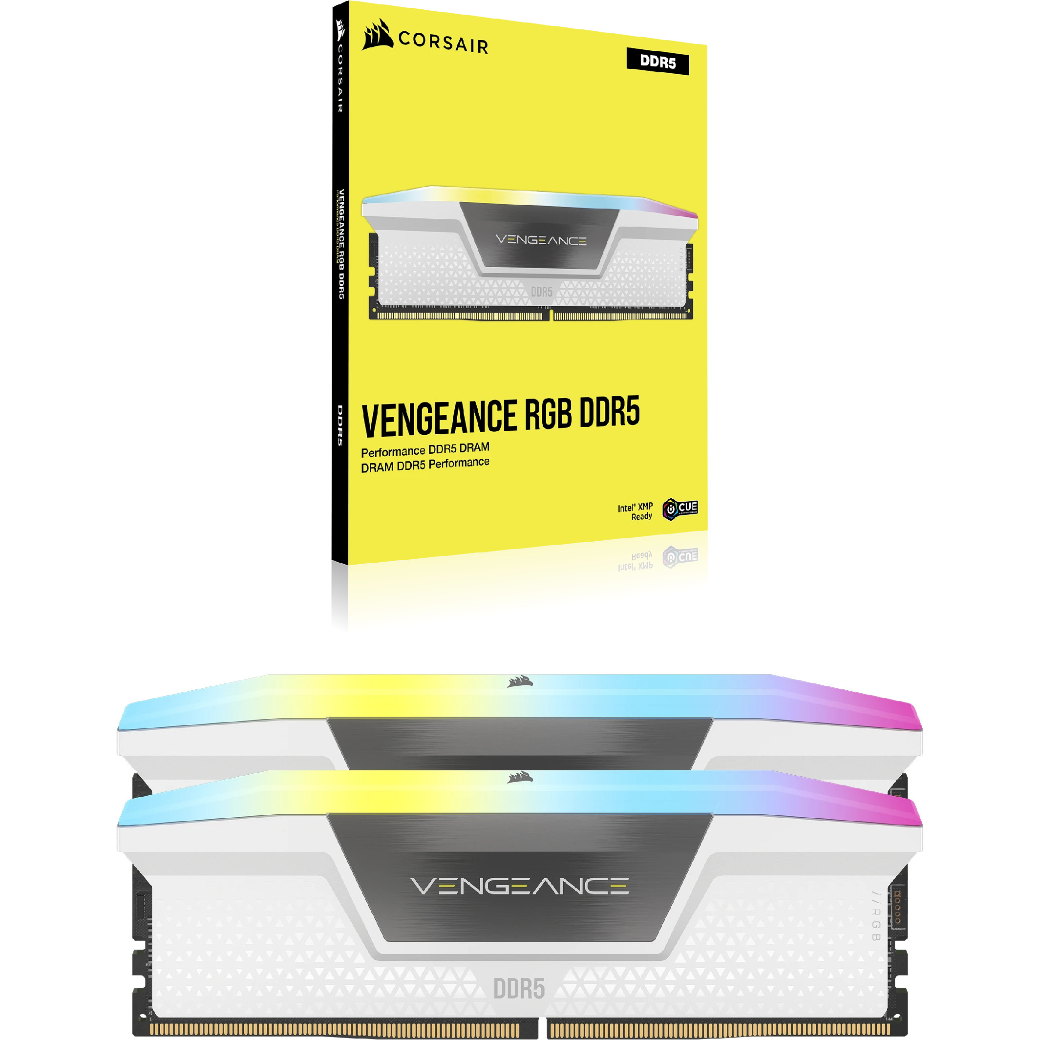 RAM CORSAIR Vengeance RGB 64 GB (2 x 32 GB Kit) DDR5 6000 DIMM CL30-7