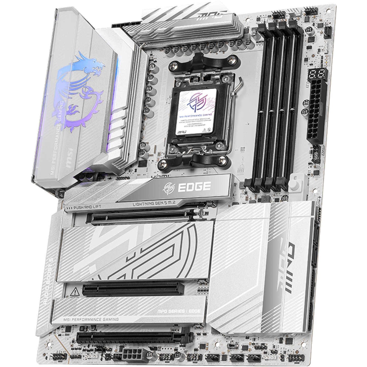 Motherboard MSI MPG X870E EDGE TI WIFI - ATX - Socket AM5 - AMD X870E-6